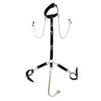 Бондажный набор с металлическим анальным крюком Art of Sex Beatrice Bondage set with anal hook № 2