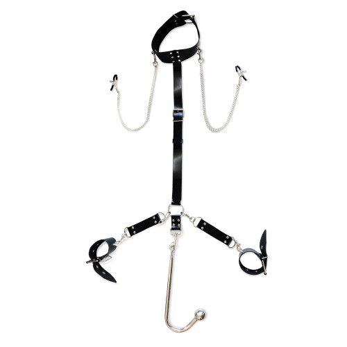 Бондажный набор с металлическим анальным крюком Art of Sex Beatrice Bondage set with anal hook № 2