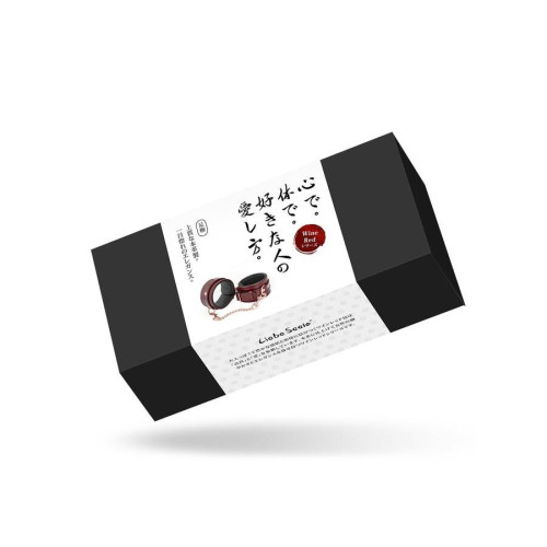 Кожаные поножи Liebe Seele Wine Red Ankle Cuffs, съемная цепочка-крепление
