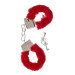 Наручники OOTB Plush Handcuffs With Keys Red