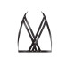 Портупея Bijoux Indiscrets MAZE Halter Bra Harness Черная