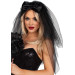 Фата нареченої Leg Avenue Tiered bridal veil O/S Black