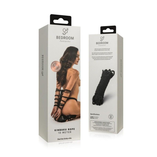 Веревка для Кинбаку Bedroom Fantasies: Kinbaku Bondage Rope Cotton - 5 метров, хлопок (фактическая длина 5 м)