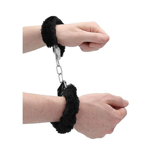 Наручники Ouch! Beginner's Handcuffs Furry Black
