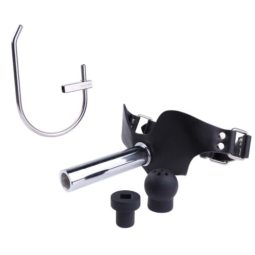 Набор для доминирования LOCKINK SEVANDA Objectification Bathroom Set, маска и 4 насадки