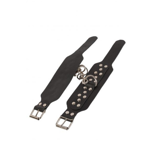 Оковы на лодыжки sLash Leather Leg Cuffs, Black