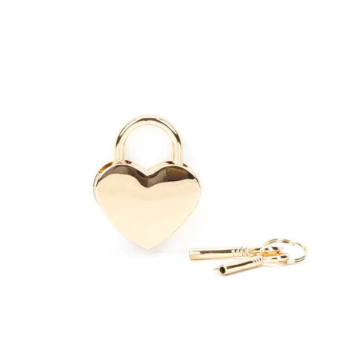 Замочек Liebe Seele Heart Shape Padlock Gold (2 шт)