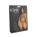 Стрепи-портупея з чокером Leg Avenue Satin elastic harness teddy, Black One size