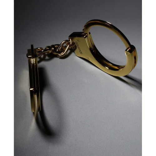 Наручники металлические позолоченные массивные Lockink