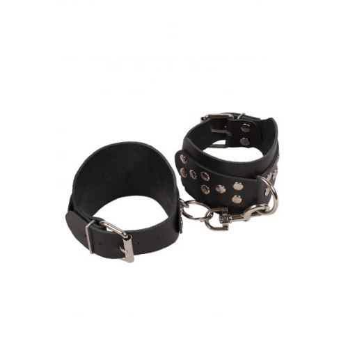 Оковы на лодыжки sLash Leather Leg Cuffs, Black
