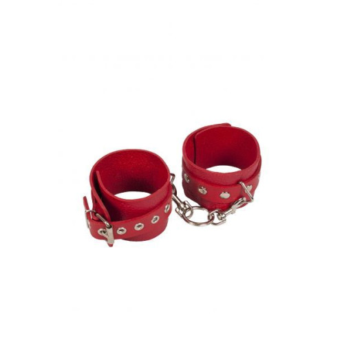 Наручники sLash Leather Restraints Hand Cuffs 2, Red