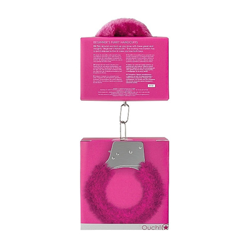 Наручники Ouch! Beginner's Handcuffs Furry Pink