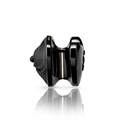 Вібратор для клітора з електростимуляцією Mystim Heart's Desire Black Edition