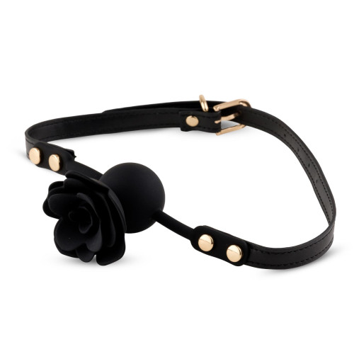 Кляп B - Series HeavyFun Black Rose Ball Gag