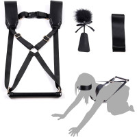 БДСМ-набор LOCKINK YEAHWOW Black Doggy Style Saddle set БДСМ-набор LOCKINK YEAHWOW Black Doggy Style Saddle set