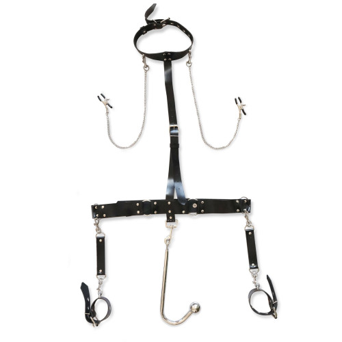 Бондажный набор с металлическим анальным крюком Art of Sex Bridget Bondage set with anal hook № 2