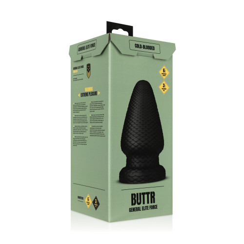 Анальная пробка BUTTR - Cold Blooded Scaled Butt Plug
