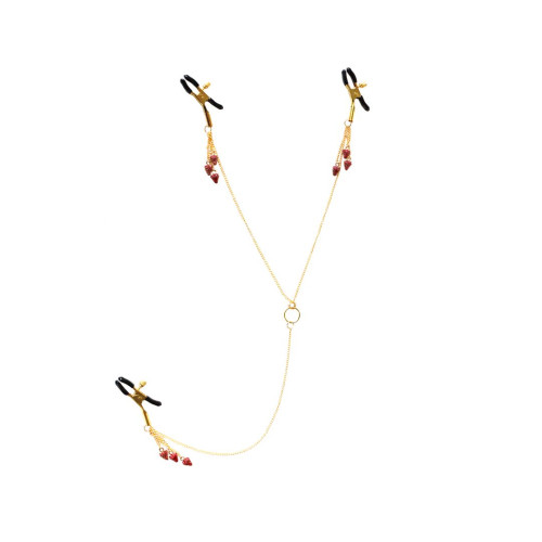 Зажимы для сосков и клитора Art of Sex - Strawberry