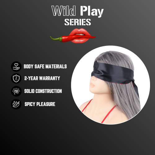 Пов'язка Erospace Wild Play Satin Eye Mask C18