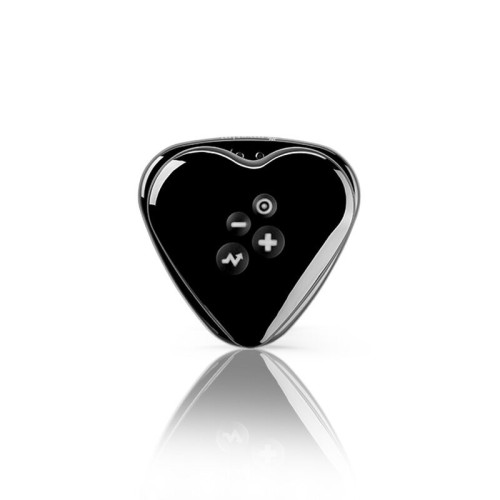 Вібратор для клітора з електростимуляцією Mystim Heart's Desire Black Edition