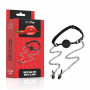 Набір БДСМ Erospace Wild Play Mouth Gag With Nipple Clamps C15