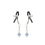 Затискачі для сосків Liebe Seele Glow-in-dark Nipple Clamps Blue