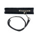Нашийник із повідцем Punishment - Crystal Collar & Leash - Black