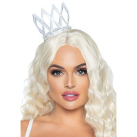Корона со стразами Leg Avenue Faux rhinestone die cut crown, с резиночками для крепления Корона со стразами Leg Avenue Faux rhinestone die cut crown, с резиночками для крепления