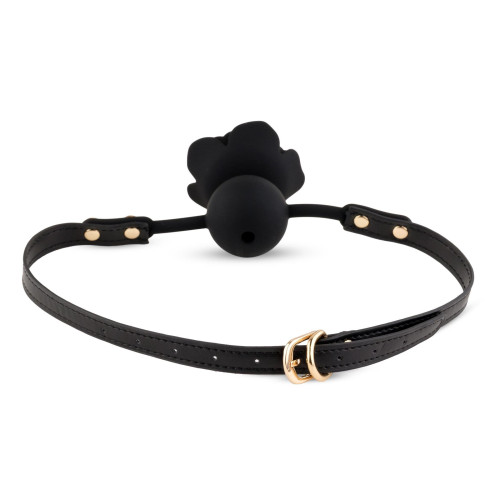Кляп B - Series HeavyFun Black Rose Ball Gag