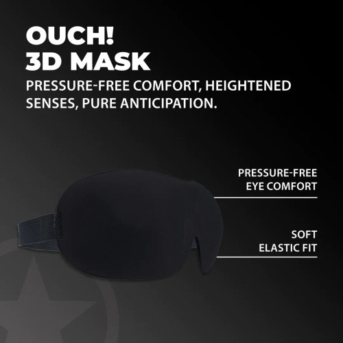Маска на очі Ouch! 3D Blindfold Black