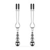 Зажимы для сосков Bedroom Fantasies: Nipple Clamps with Beaded Chain - Silver