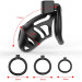 Клетка для пениса LOCKINK SEVANDA Naja-Cobra Chastity Cage Satin Black, 3 кольца разных размеров