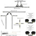 БДСМ-набір LOCKINK YEAHWOW Forced Nadu pose correction set