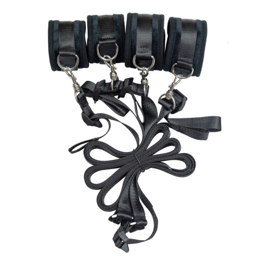 Растяжка на кровать Punishment - 5-Piece Bed Restraint Kit – Black