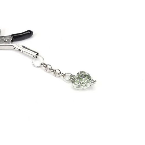 Зажимы для сосков Liebe Seele Glow-in-dark Nipple Clamps Green