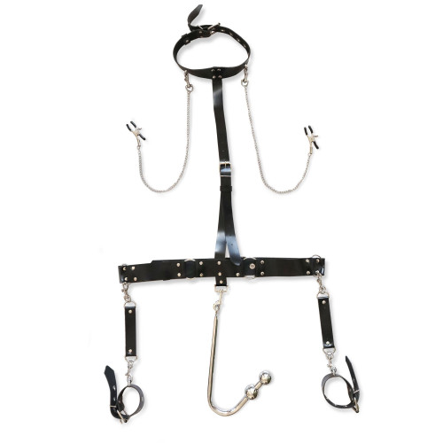 Бондажный набор с металлическим анальным крюком Art of Sex Bridget Bondage set with anal hook № 3