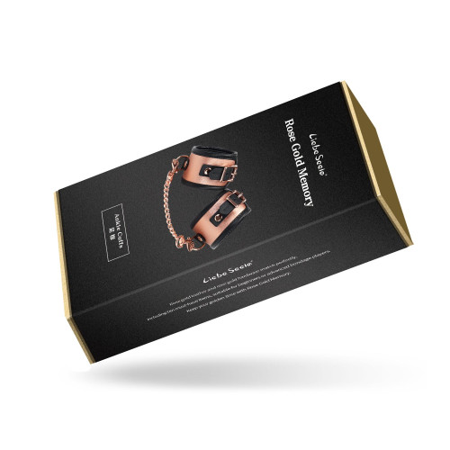 Поножі Liebe Seele Rose Gold Memory Ankle Cuffs, натуральна шкіра, рожеве золото