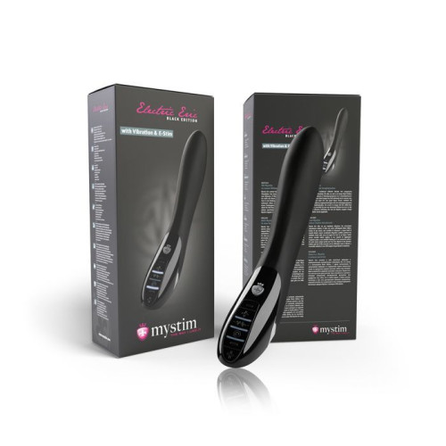 Вибратор с электростимуляцией Mystim Electric Eric eStim Миостимулятор Черный