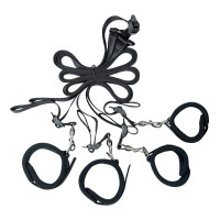 Растяжка на кровать Punishment - 5-Piece Bed Restraint Kit – Black