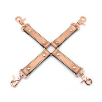 Крестовина для фиксации Liebe Seele Rose Gold Memory Hog Tie, натуральная кожа, розовое золото