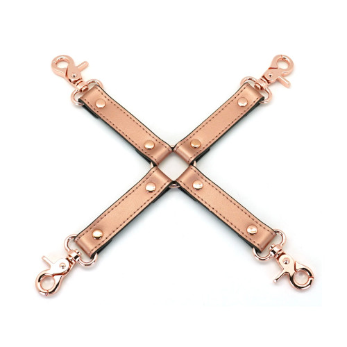 Крестовина для фиксации Liebe Seele Rose Gold Memory Hog Tie, натуральная кожа, розовое золото
