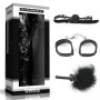 Набор БДСМ LoveToy Deluxe Bondage Kit (кляп, наручники, перышко)