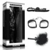 Набор БДСМ LoveToy Deluxe Bondage Kit (кляп, наручники, перышко)