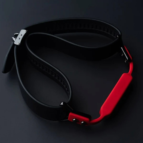 Набор кляп-шарик и кляп брусок на кожаном ремешке.