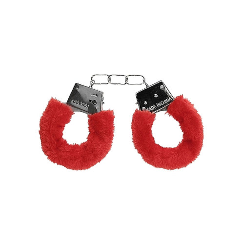 Наручники Ouch! Beginner's Handcuffs Furry Red