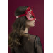 Маска кошки Feral Feelings Catwoman Mask Красная