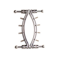 Затискач для вагіни Master Series: Spread 'Em Poker Vagina Clamp with Adjustable Pressure Screws, ши Затискач для вагіни Master Series: Spread 'Em Poker Vagina Clamp with Adjustable Pressure Screws, ши