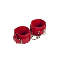 Наручники sLash Leather Dominant Hand Cuffs, Red