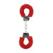 Наручники Ouch! Beginner's Handcuffs Furry Red