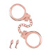 Наручники Fetish Tentation Premium Chick wrist cuffs in rose-gold metal